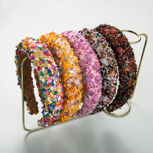 Baroque sponge full diamond  headband hair accessories