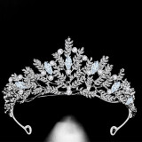 Alloy Crystal Crown Wedding Ball Party Bridal Crown