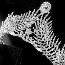 Alloy Crystal Crown Wedding Ball Party Bridal Crown