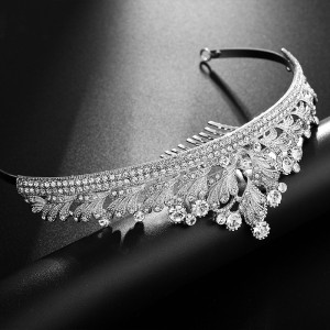 Alloy Crystal Crown Wedding Ball Party Bridal Crown