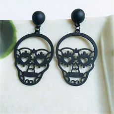 Halloween hollow skeleton earrings