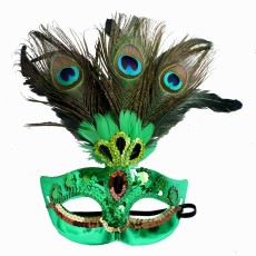 Halloween Peacock Mask Christmas Mask Makeup Ball Birthday Party Supplies Toys