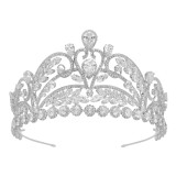 Alloy Crystal Crown Wedding Ball Party Bridal Crown