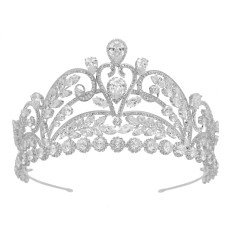 Alloy Crystal Crown Wedding Ball Party Bridal Crown