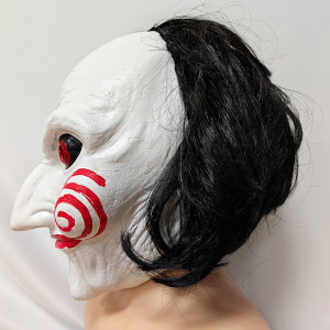Halloween Mask Latex Chainsaw Human Face Horror Mask Horror Movie Theme Ball