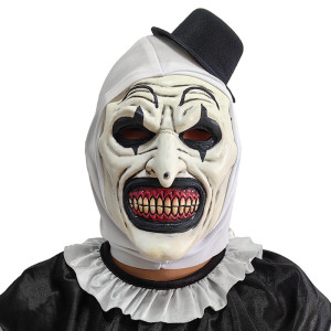 Halloween Soul Breaking Clown Mask Hat Clown Headset Makeup Ball Horror Cos Props Independent Station Hot