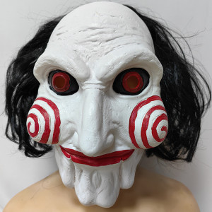 Halloween Mask Latex Chainsaw Human Face Horror Mask Horror Movie Theme Ball