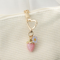 Cute and Sweet Strawberry Love Keychain Bag Accessories Pendant