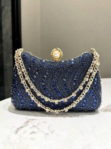 Fashion diamond studded bag, rhinestone handbag, chain, high-end feel, banquet bag, party bag