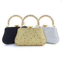 Fashion diamond studded bag, rhinestone handbag, chain, high-end feel, banquet bag, party bag