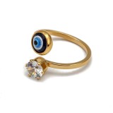 Stainless Steel Devil's Eye Ring