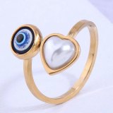 Stainless Steel Devil's Eye Ring