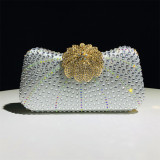 Fashion diamond studded bag, rhinestone handbag, chain, high-end feel, banquet bag, party bag