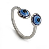 Stainless Steel Devil's Eye Ring