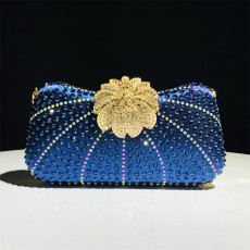 Fashion diamond studded bag, rhinestone handbag, chain, high-end feel, banquet bag, party bag