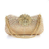 Fashion diamond studded bag, rhinestone handbag, chain, high-end feel, banquet bag, party bag