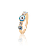 Stainless Steel Devil's Eye Ring