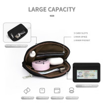 Lulu transparent PVC card bag wrist bag portable bank card change storage bag