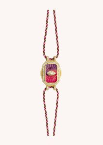 Tarot card bracelet with diamond drops
