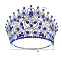 Alloy Crystal Crown Wedding Ball Party Bridal Crown