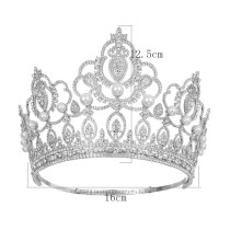 Alloy Crystal Crown Wedding Ball Party Bridal Crown