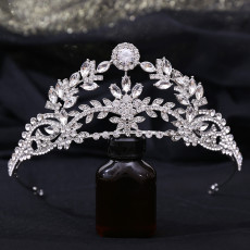 Alloy Crystal Crown Wedding Ball Party Bridal Crown