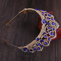 Alloy Crystal Crown Wedding Ball Party Bridal Crown