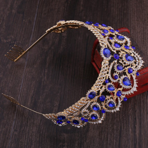 Alloy Crystal Crown Wedding Ball Party Bridal Crown