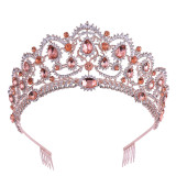 Alloy Crystal Crown Wedding Ball Party Bridal Crown