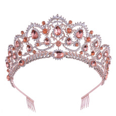 Alloy Crystal Crown Wedding Ball Party Bridal Crown