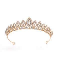 Alloy Crystal Crown Wedding Ball Party Bridal Crown