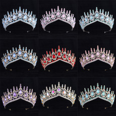 Alloy Crystal Crown Wedding Ball Party Bridal Crown