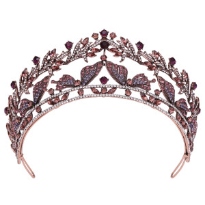 Alloy Crystal Crown Wedding Ball Party Bridal Crown