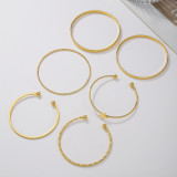 Opening pentagram bracelet set