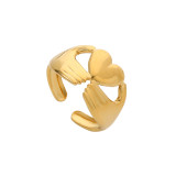 Stainless steel open ring