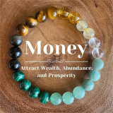 Tiger Eye Handmade Beaded Natural Stone Elastic Couple Lucky Bracelet
