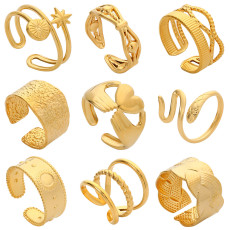 Stainless steel open ring