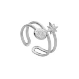 Stainless steel open ring