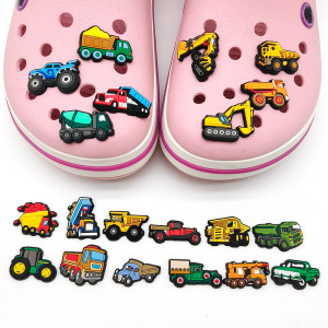 Cartoon Cute Engineering Vehicle Cartoon Kid junior style silicone bracelet  PVC luminous cartoon accessories creative Cartoon