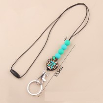 Teacher's Day necklace pendant, chest badge buckle, cartoon bead pendant, keychain