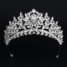 Alloy Crystal Crown Wedding Ball Party Bridal Crown