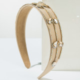Baroque sponge full diamond  headband hair accessories
