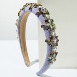 Baroque sponge full diamond  headband hair accessories