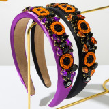 Halloween Baroque sponge full diamond  headband hair accessories
