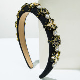 Baroque sponge full diamond  headband hair accessories