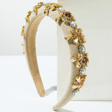 Baroque sponge full diamond  headband hair accessories