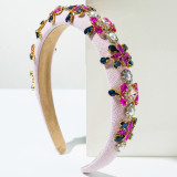 Baroque sponge full diamond  headband hair accessories