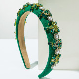 Baroque sponge full diamond  headband hair accessories