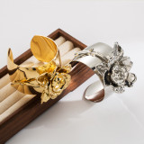 Metal Flower rose Bracelet
