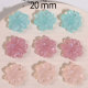 20MM flower Resin snap button charms